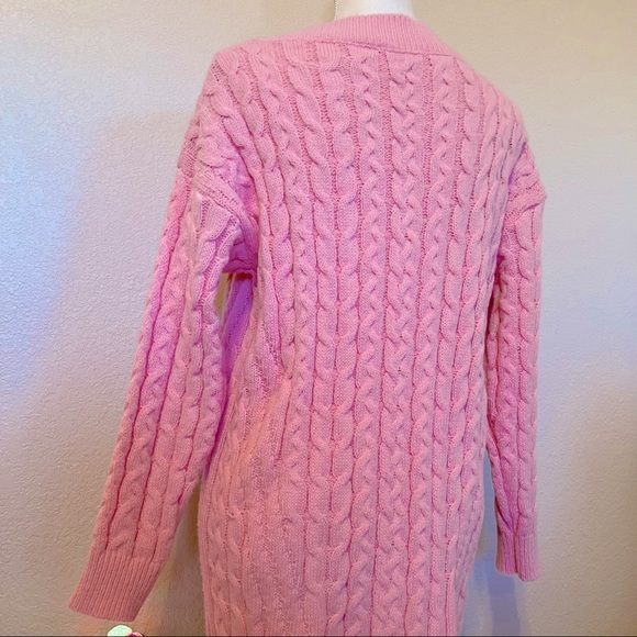 Shein Cable Knit Sweater Dress Medium - Picture 3 of 7
